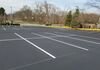 Fresh pavement and bright white stripes